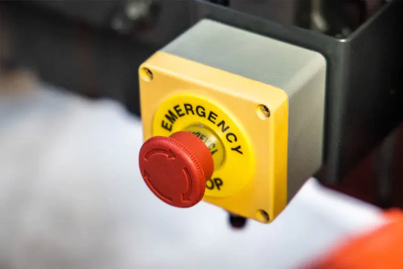 Application ng Emergency Stop Button