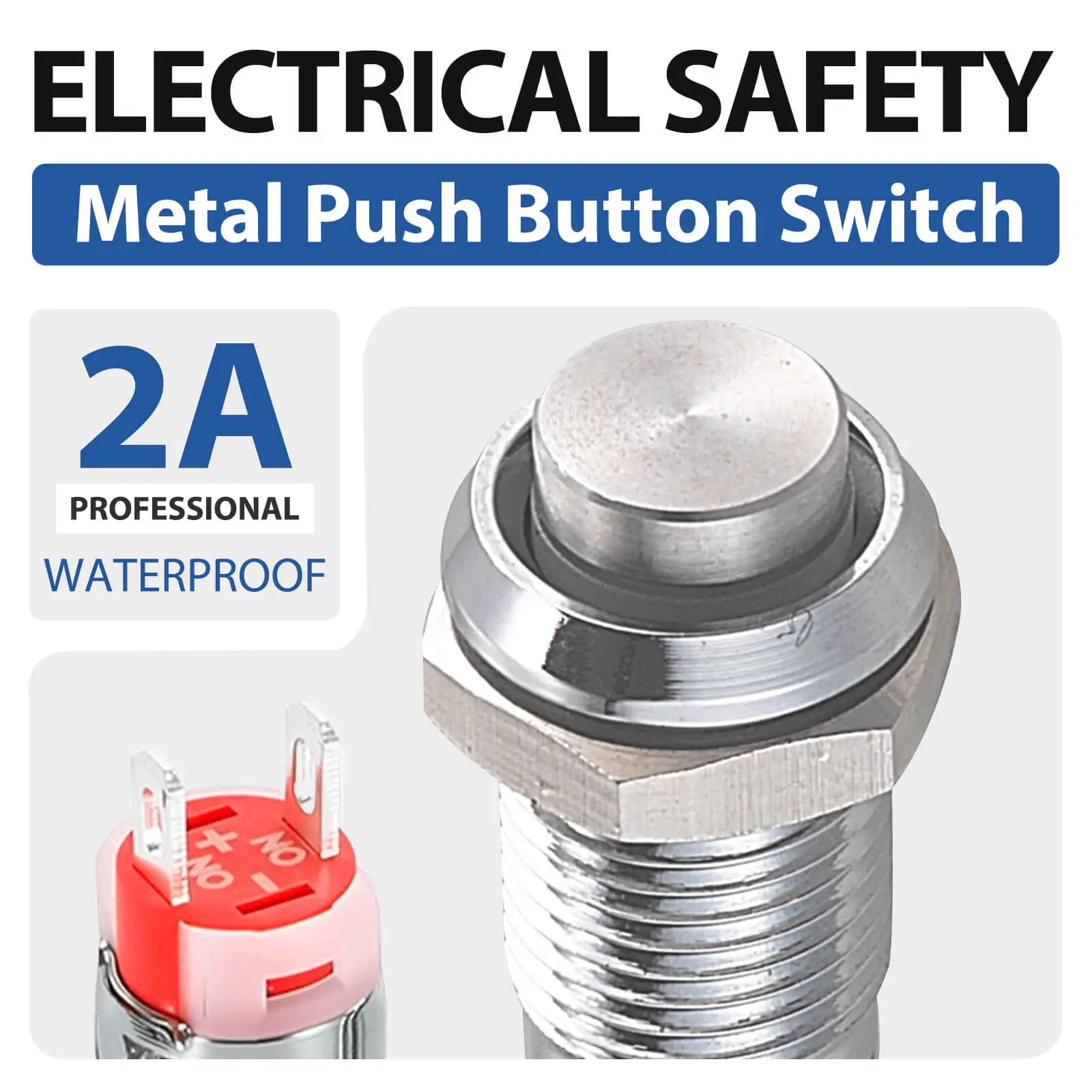 YJ-GQ8H-10/J/N Compact Push Button Switch