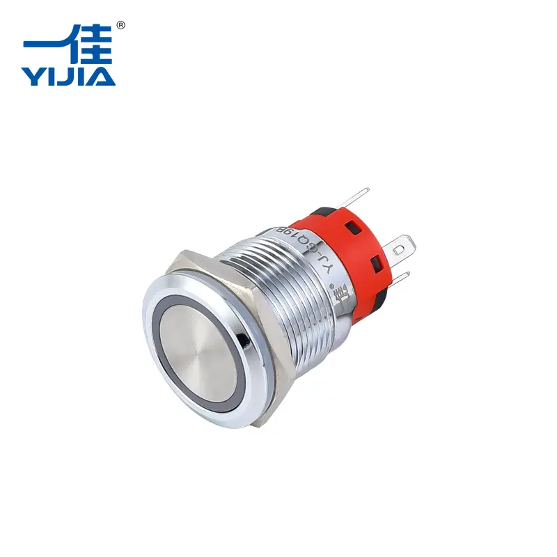 Illuminated push button switch