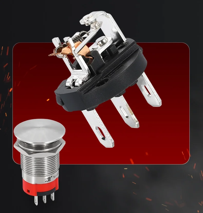 Metal Mushroom Button Switch Metal Mushroom Button Switch